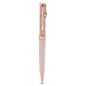 Bolígrafo Crystalline, rosa, baño tono oro rosa