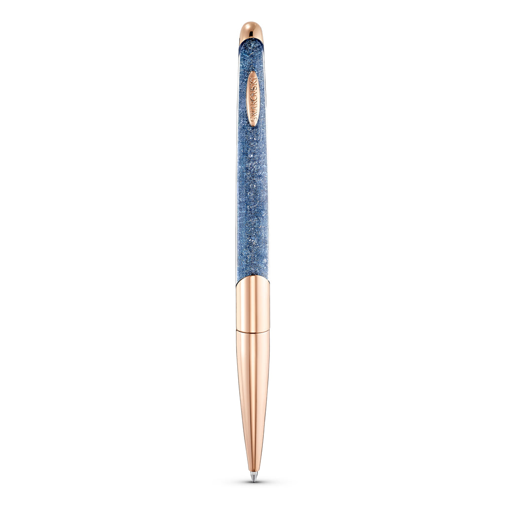 Bolígrafo Crystalline Nova Anniversary, azul, baño tono oro rosa