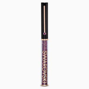 Bolígrafo Crystalline Gloss, negro y violeta, baño tono oro rosa