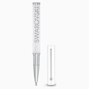 Bolígrafo Crystalline Gloss, blanco, cromado